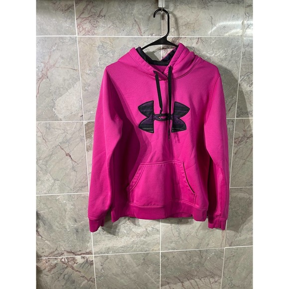 Under Armour Tops - Under Armour Hoodie hot pink NWOT M